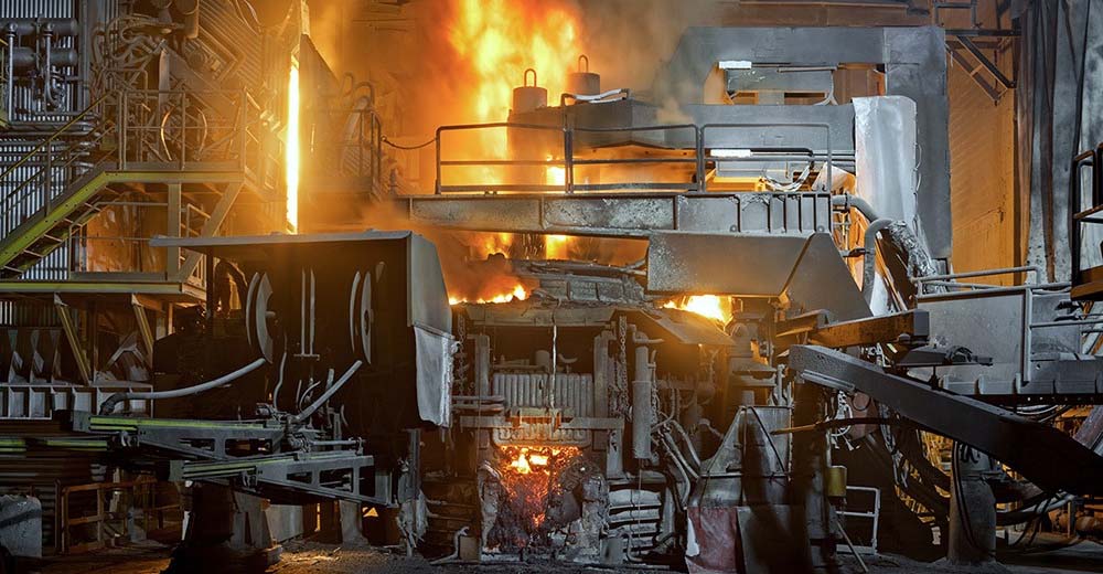 木炭冶煉工業矽項目示意